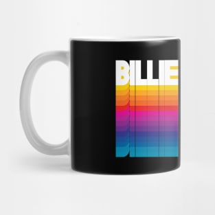 Retro Billie Proud Name Personalized Gift Rainbow Style Mug